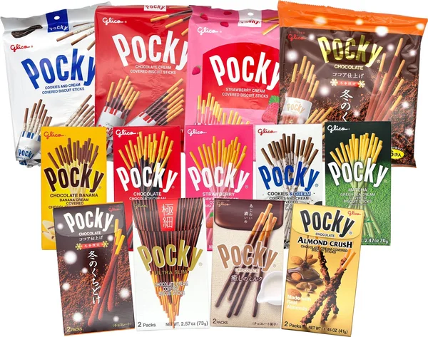 Pocky Cream Covered Biscuit Sticks Chocolate, 1.41 Oz-20 Count