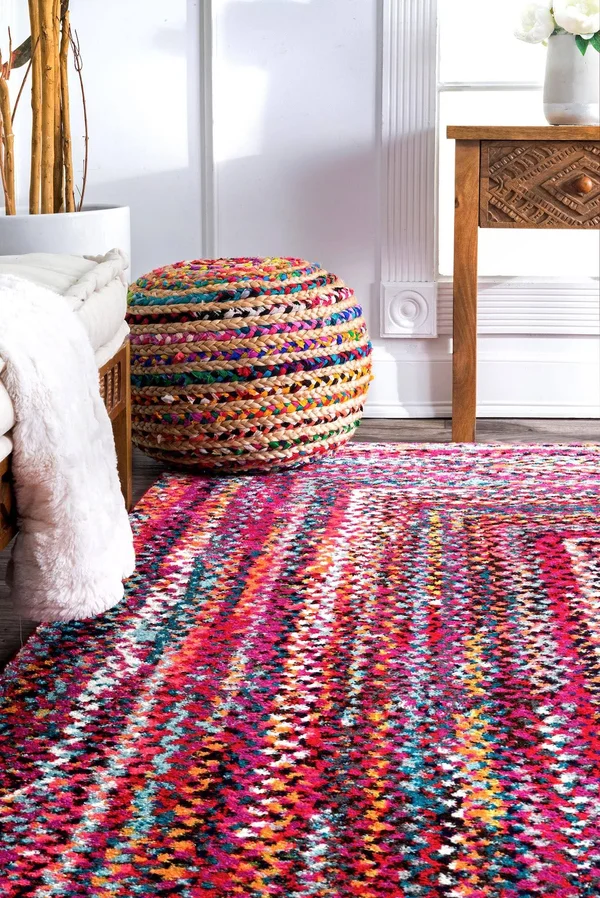 nuLOOM Hargis Labyrinth Area Rug - 5& x 8&, Red