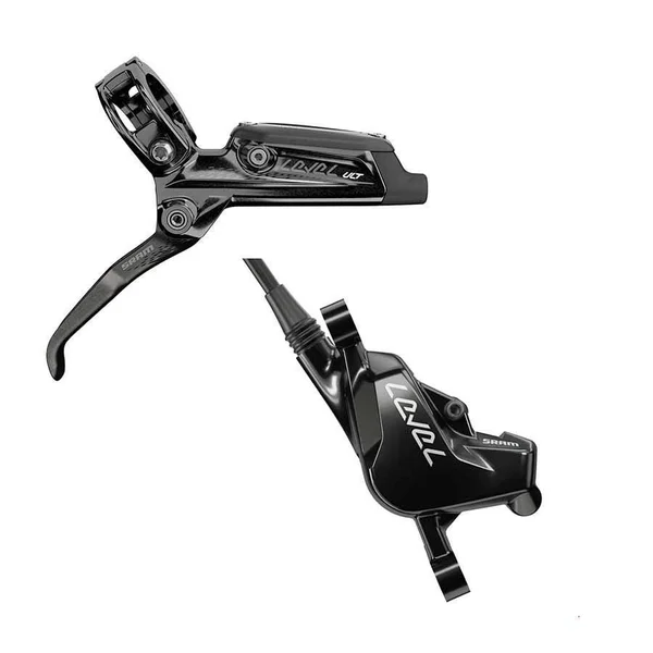 SRAM Level Ultimate Disc Brake Black/Rainbow - Rear, 2000mm