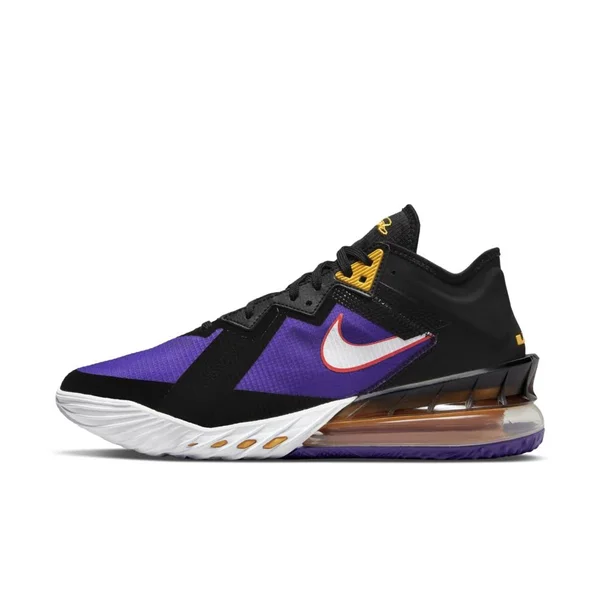 Nike Lebron 18 Low Basketball Shoes in Black, Size: 3.5, CV7562-003