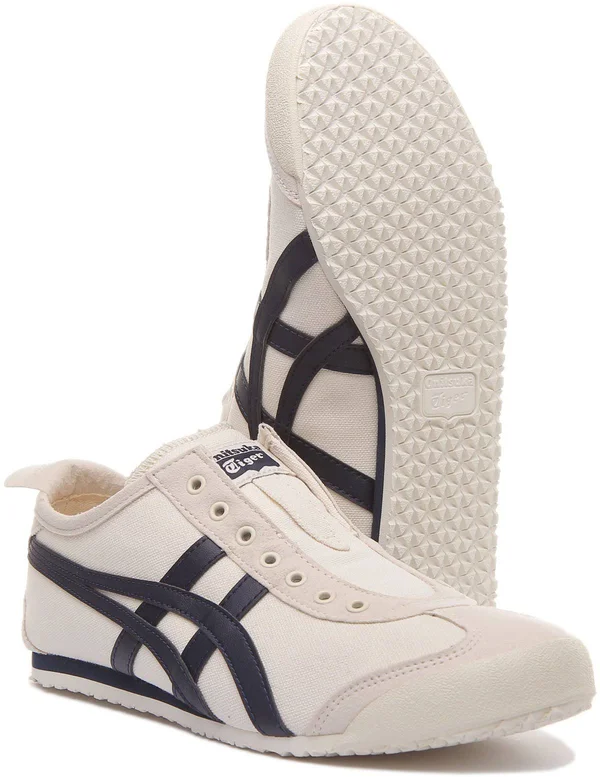 Onitsuka Tiger Mexico 66 Slip in Off White Blue