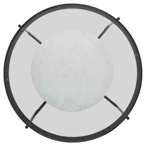 Signature Design by Ashley Zalany Black/White Round Cocktail Table