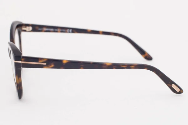 Tom Ford FT5456 Cat Eyeglasses - 52-19-140, 052 - Shiny Dark Havana, Shiny Rose Gold T Logo