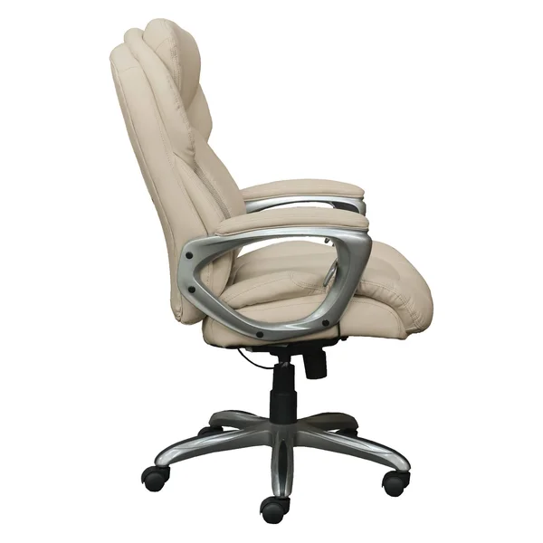 Serta - MyFit 5-Pointed Star Bonded Leather Executive Chair - Ivory
