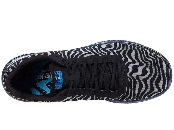 Skechers Women's GOrun Razor 3 Cloak Hyper Running Shoes, Black/Blue, 8.5