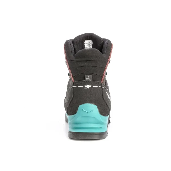 Salewa Women's MTN Trainer Mid GTX Boot - 7.5 - Magnet - Viridian Green