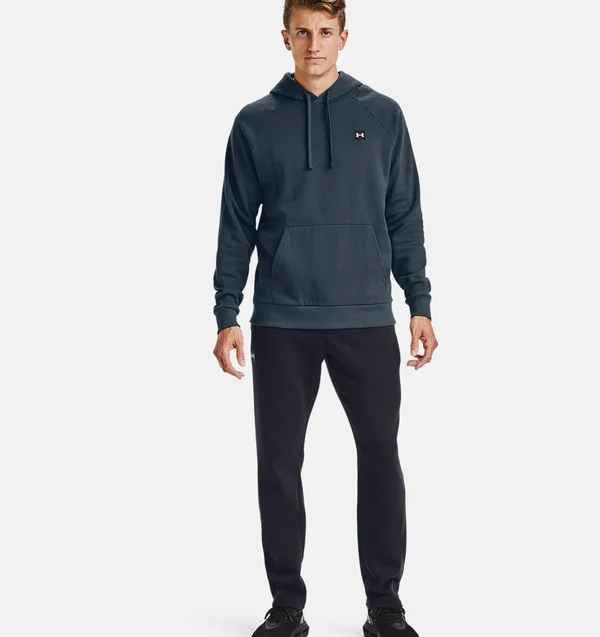 Under Armour Men's Rival Fleece Hoodie - Blue - XL