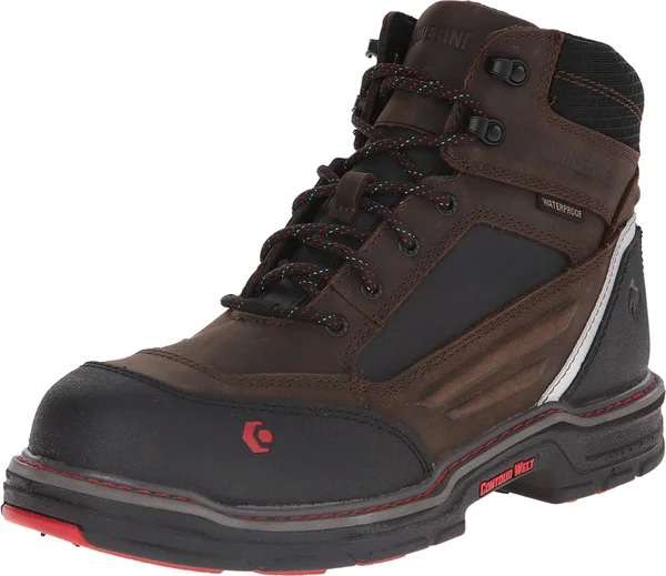 Wolverine Overman Composite Toe 6x22 8.5 Men's Brown