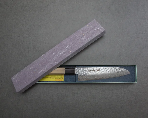 Sakai Takayuki 45-Layer Damascus (Buffalo Ferrule) Santoku Knife 180mm