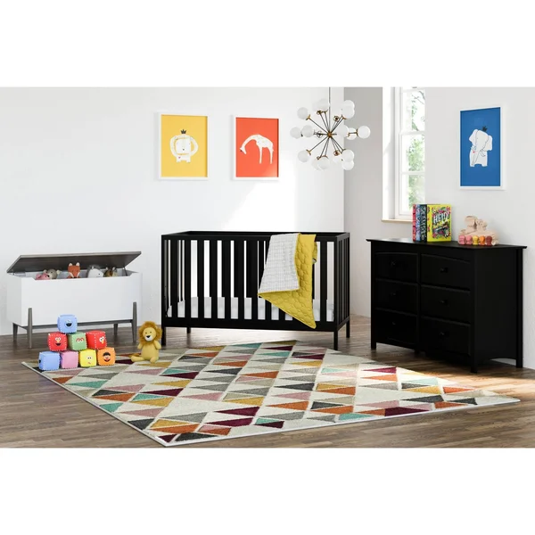 Storkcraft Pacific Convertible Crib - Black