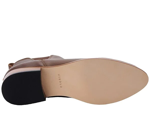 Nisolo Classic Chelsea Boot Women's 1-2 inch Heel Shoes Brown : 9.5 M