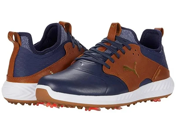 Puma Ignite PWRADAPT Caged Crafted Golf Shoes White/High Rise - 2021