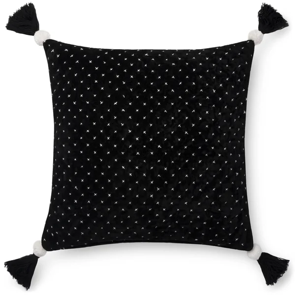 Loloi Pillows P0663 White - Black
