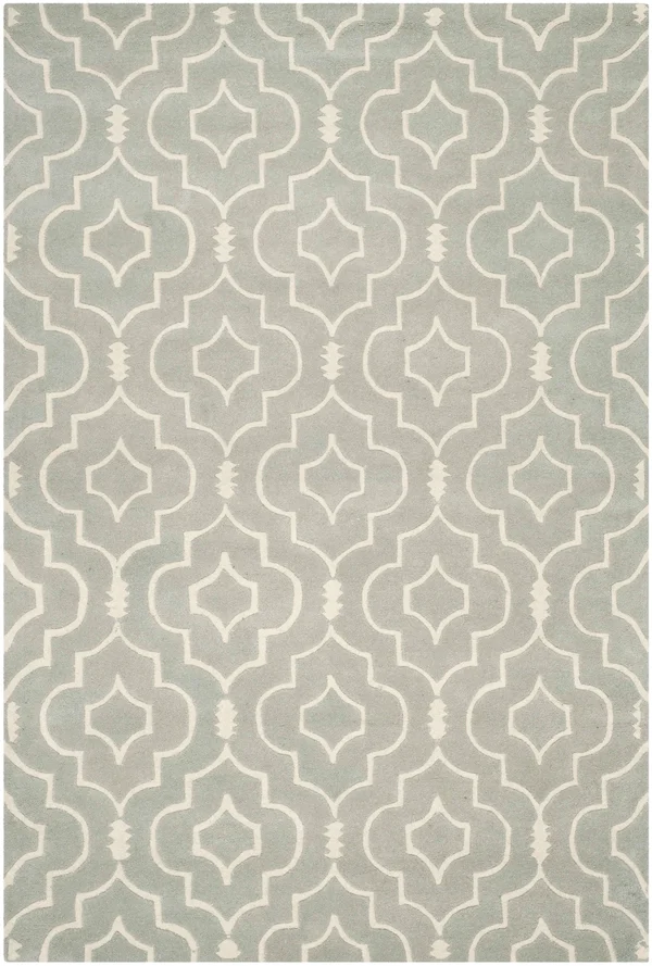 Safavieh 3& x 5& Chatham CHT736E Grey - Ivory Rug
