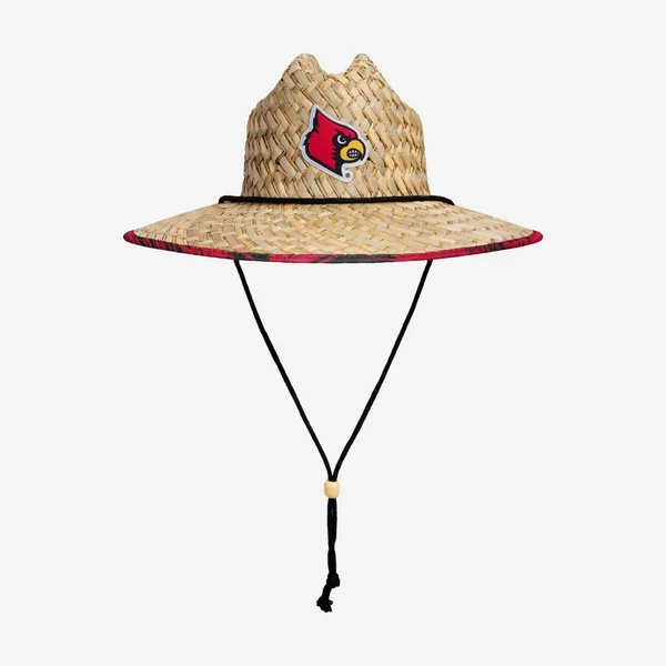 Louisville Cardinals Floral Straw Hat