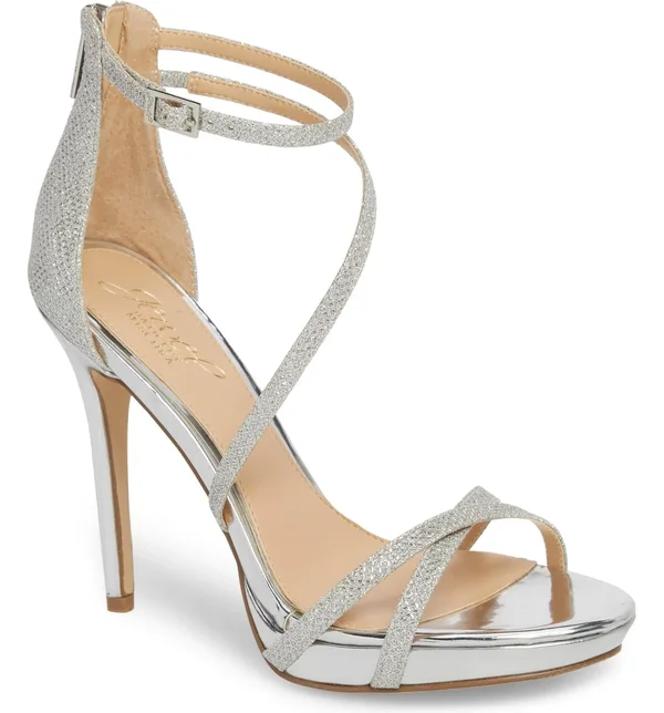 Badgley Mischka - Jewel Women's Galen Heeled Sandal, Black, DANILSA