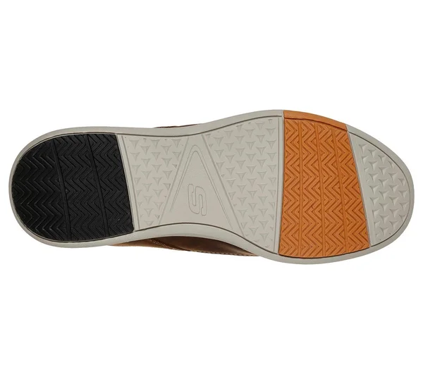 Men's Skechers Relaxed Fit Elent Leven Boat Shoe - Size: 8, Brown