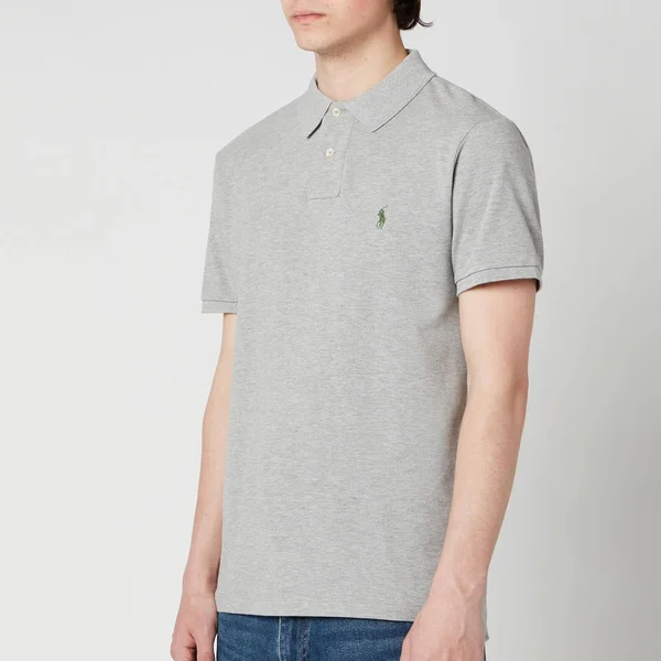 Polo Ralph Lauren Man Polo Shirt Lead Size M Cotton