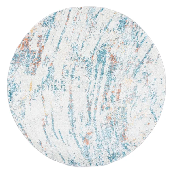 Safavieh Tulum Rug Collection TUL236A - Ivory, Dark Blue - 6& x 9&