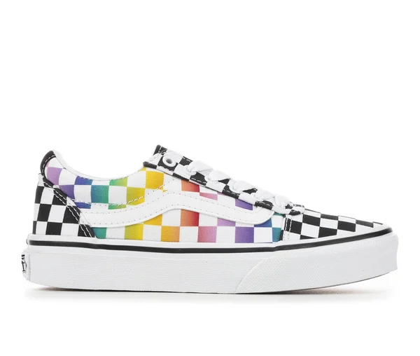 Girl's Vans - Ward Sneaker - Little Kid & Big Kid, 13.5 M, Synthetic & Fabric, Peltz Shoes