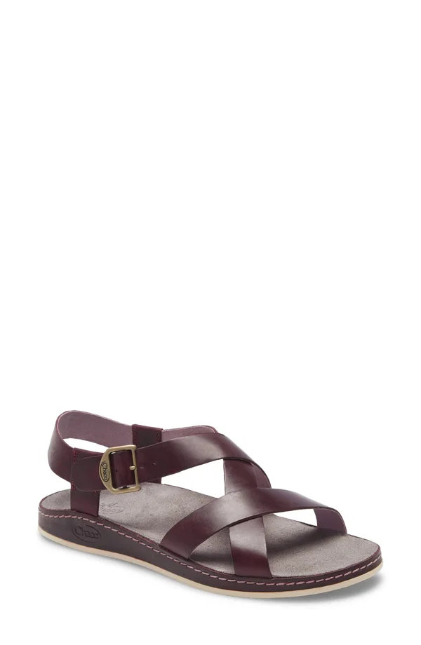 Chaco Women's Wayfarer Sandal - 5 - Black