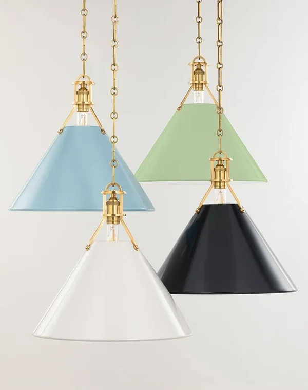 Hudson Valley MDS352-AGB/DBL Painted NO.2 1 Light Large Pendant