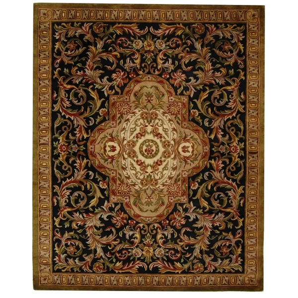 Safavieh Classic CL220B 7&6x22 x 9&6x22 Black, Beige Area Rug