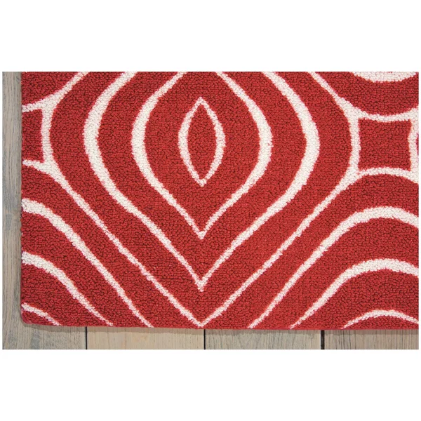 Nourison Enhance Paprika Area Rug - 5& x 7&