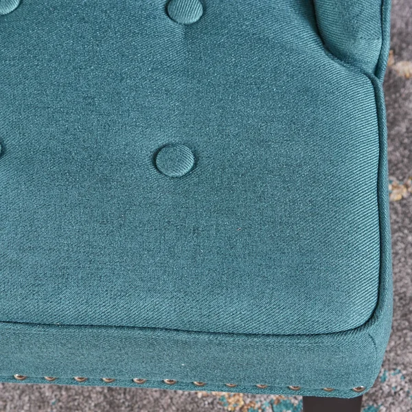 Aria Fabric Occasional Wing Back Chair - Gray