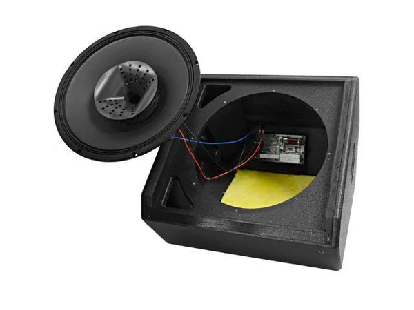 Seismic Audio Compact 12 inch 2-Way Coaxial Floor - Stage Monitor with Titanium Horn - 250W SAX-12M