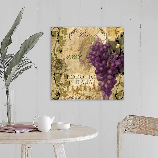 Vino Italiano II, Canvas Wall Art, 20x20, Great Big Canvas