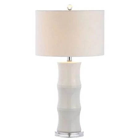 Hershman Ceramic 27x22 Table Lamp Mercer41 Base Color: White