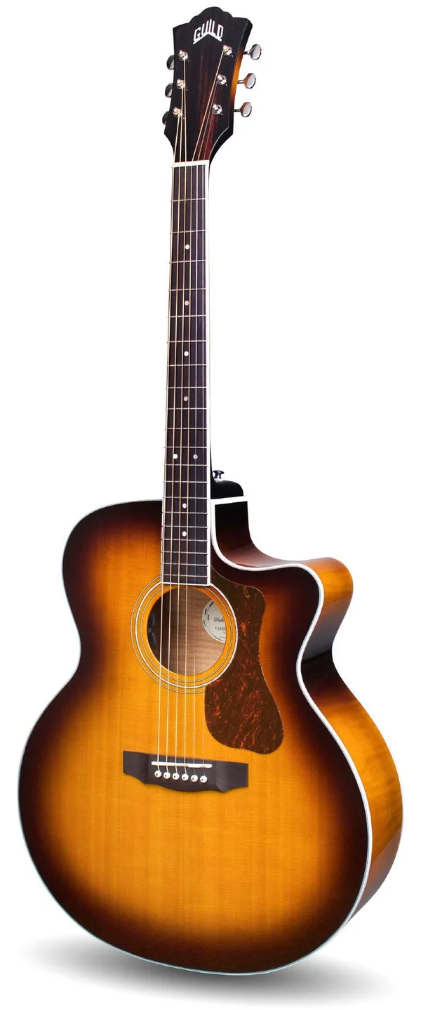 Guild F-250CE Deluxe - Acoustic-Electric Guitar - Antique Burst