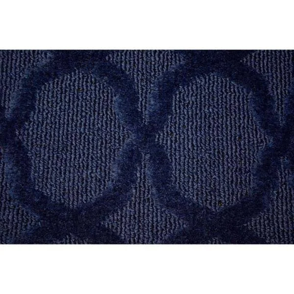 Garland Rug Sparta 12 ft. x 12 ft. Area Rug Navy - Blue