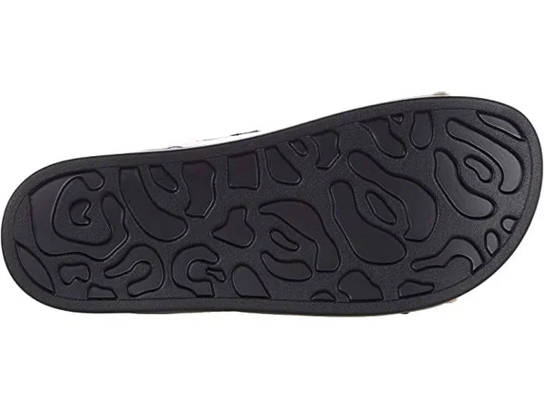 Aerosoles Olivia Women's Faux-Shearling Slide Sandals - Size: 7, Black