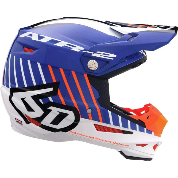 6D Helmets ATR-2 Helmet - Motion Orange/Blue - Large