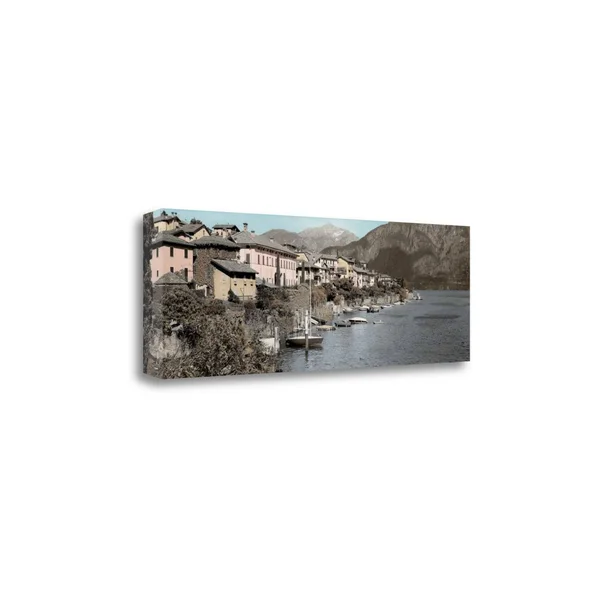 Tangletown Fine Art Italian Lake Pano, 1x22 by Alan Blaustein, Giclee Print on Wrap Canvas, 47x16x22