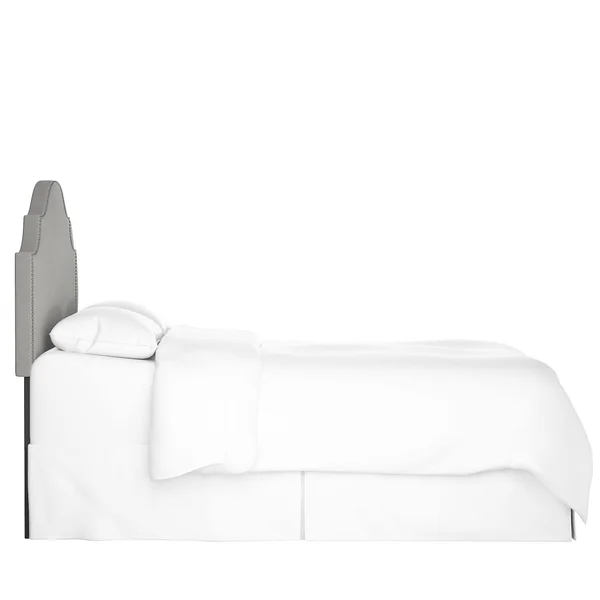 Hudson Velvet Headboard - Berry, Size Full, Velvet, The Company Store