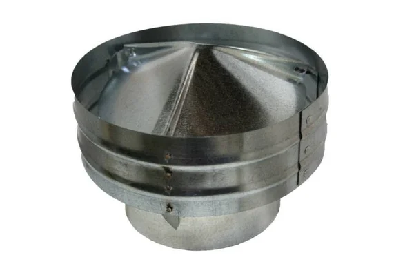 Roof Vent Cap for Flat Roof Buildings - 24 inch - Galvanized Steel