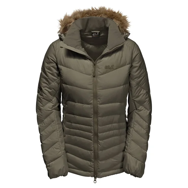 Jack Wolfskin Womens Selenium Bay Down Jacket Granite M