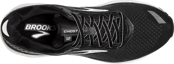 Brooks Ghost 12 11.5, Black/Ebony/White (Men's)