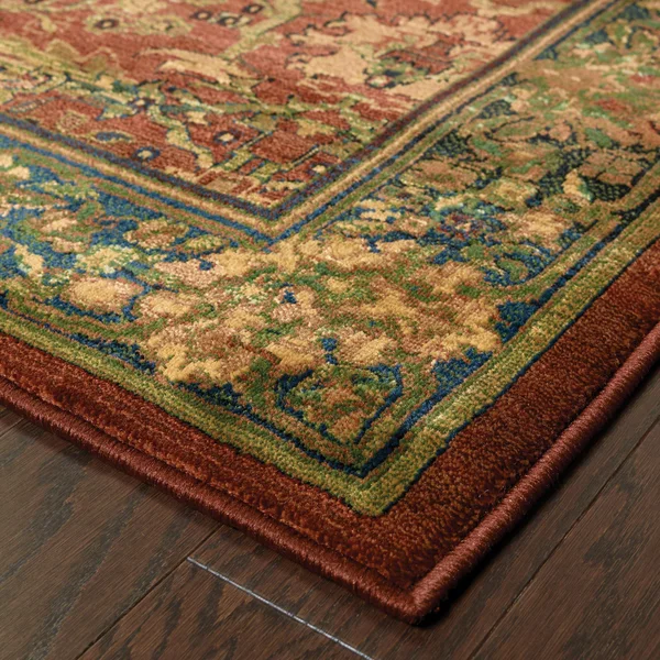 Oriental Weavers Kharma Red 5& 3x22 x 7& 6x22 Area Rug