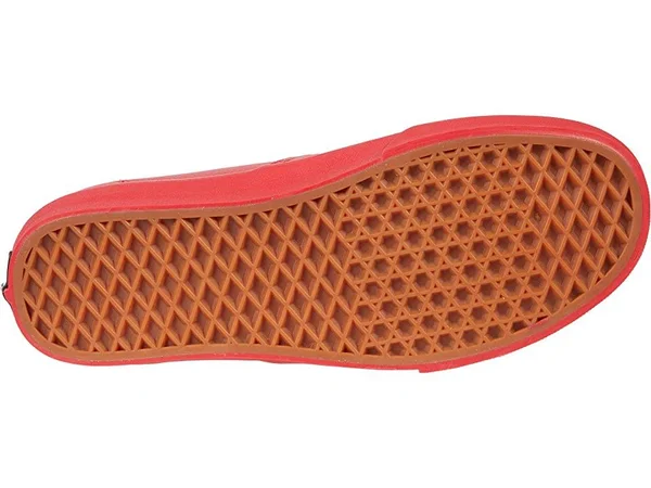 Vans Authentic Skate Shoes (leather) Red : Men's 5.5 - Women's 7