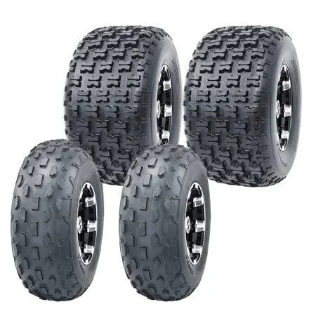 Set 4 Wanda ATV Tires 19x7-8 19x7x8 & 22x10-10 22x10x10 4PR