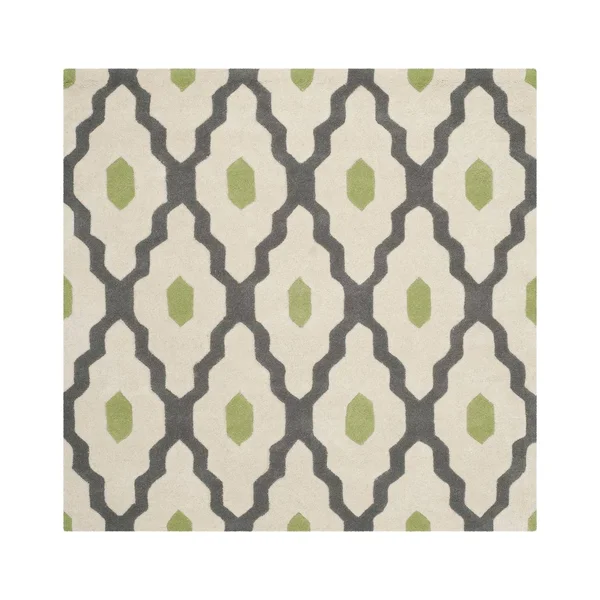 Safavieh 3& x 5& Chatham CHT748D Ivory, Dark Grey Rug