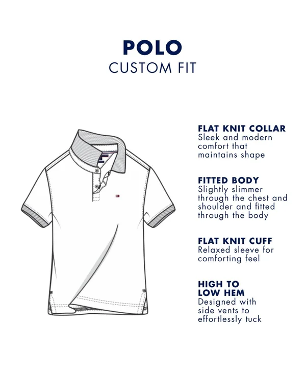 Tommy Hilfiger Men's Long Sleeve Polo Shirt in Classic Fit