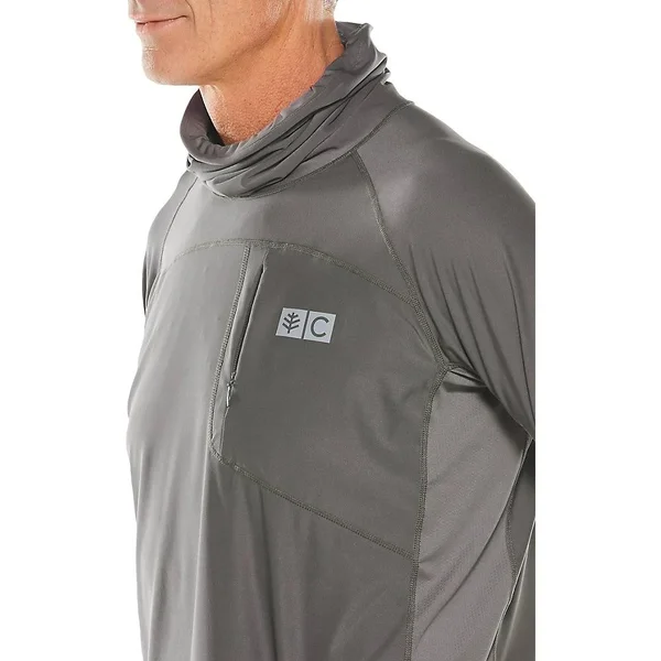 Coolibar UPF 50+ Men's Andros Fishing Tee - Sun Protective