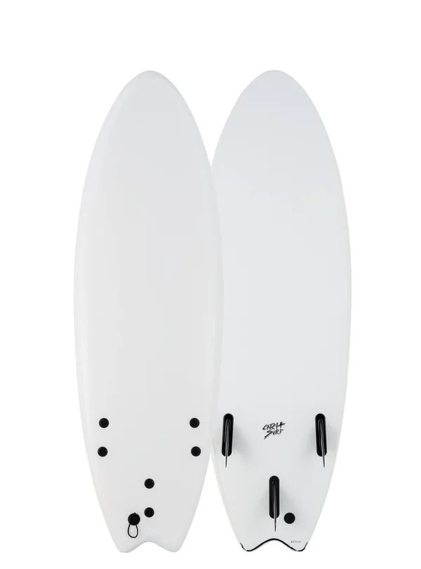 Catch Surf Blank Series 6&6 Fish Tri Fin Surfboard 2021 - 6&6 in White