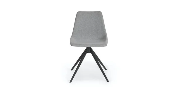 Dark Gray Fabric Swivel Dining Chair, Article Wilsta Modern Furniture