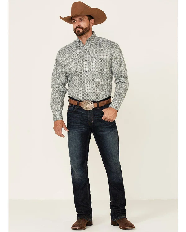 Wrangler Men's George Strait Long Sleeve Button Woven Shirt